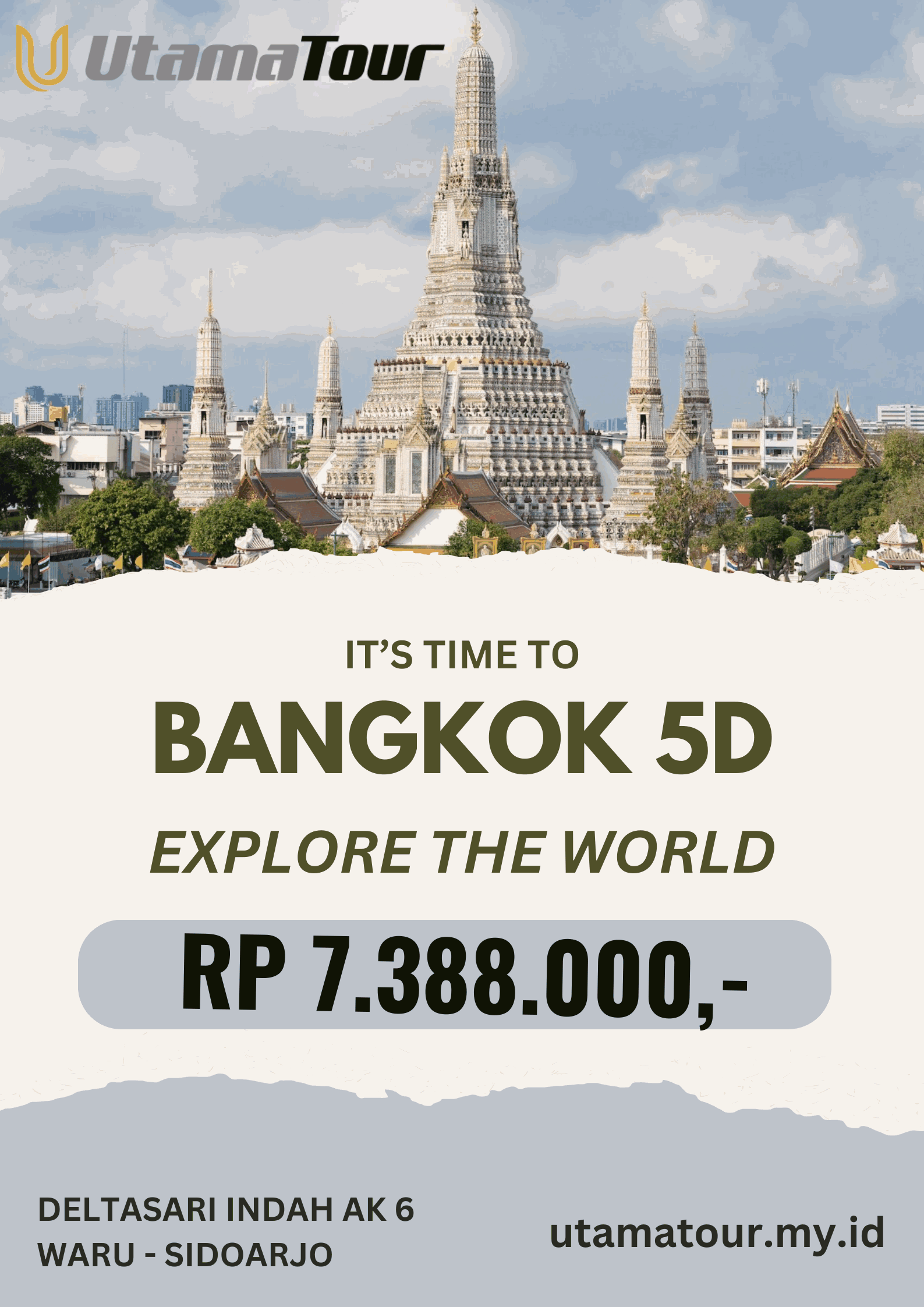 paket tour bangkok 5 hari